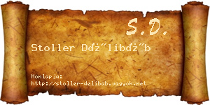 Stoller Délibáb névjegykártya